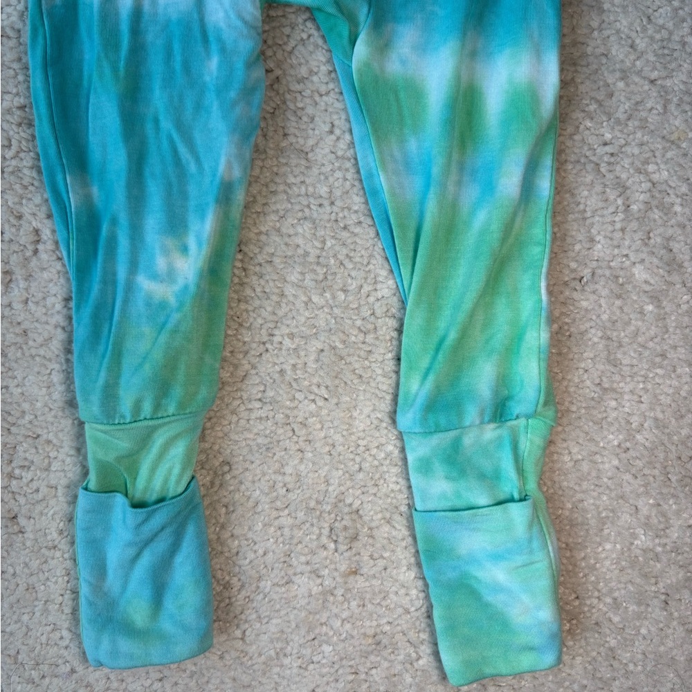 Bamboo Baby blue and green Tie-Dye convertible One Piece - Picture 8 of 12